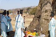 홍성 금마면 가야마을, 사천나무 마을제 봉행