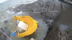 태안해경, 기상악화 속 암초에 고립된 행락객 구조