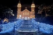 당진 합덕성당, 성탄절 맞이 야간 조명 설치