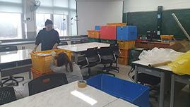 서천교육청 학교지원센터, 특별실 교육기자재 이동 용역 인력 지원